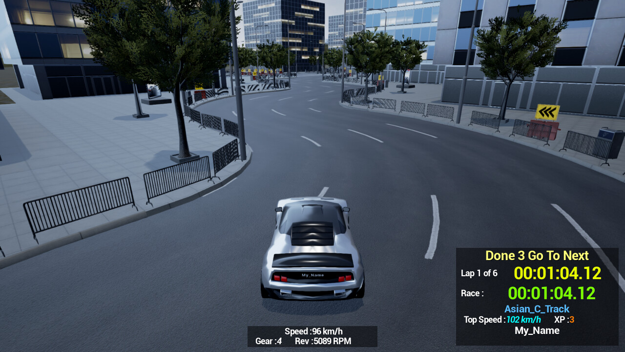 1980s & 90s Style - Retro Track Car Racer screenshot 7