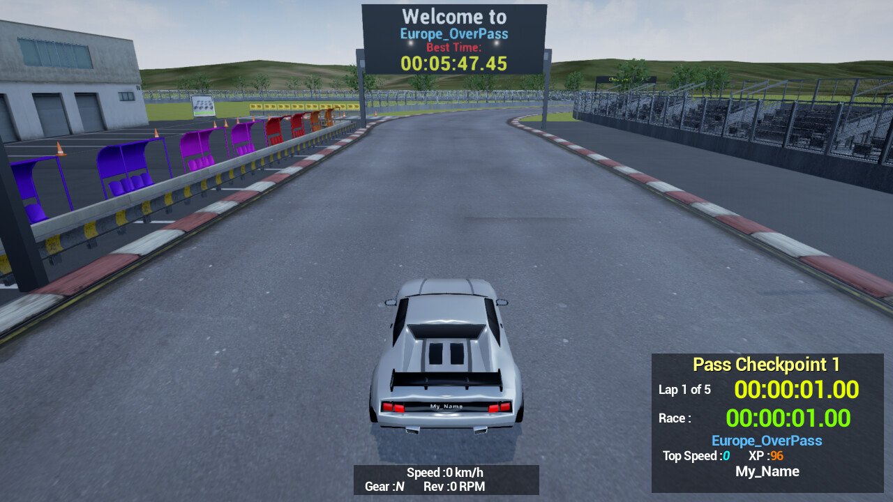 1980s & 90s Style - Retro Track Car Racer screenshot 23