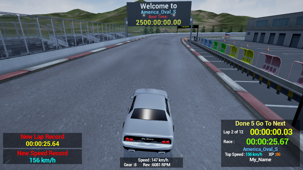 1980s & 90s Style - Retro Track Car Racer screenshot 16