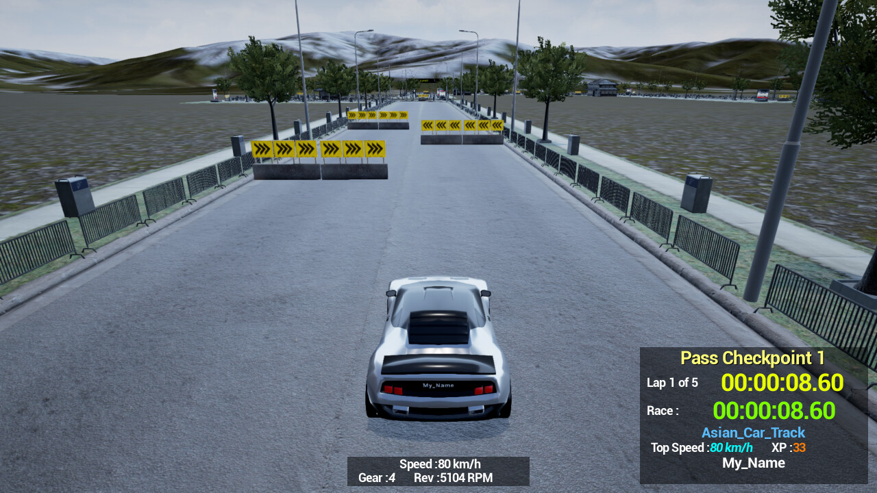 1980s & 90s Style - Retro Track Car Racer screenshot 10