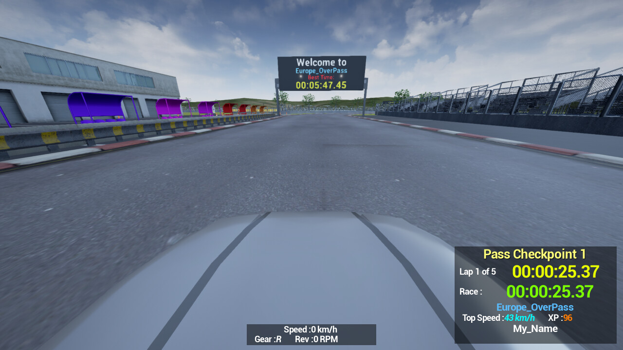 1980s & 90s Style - Retro Track Car Racer screenshot 22