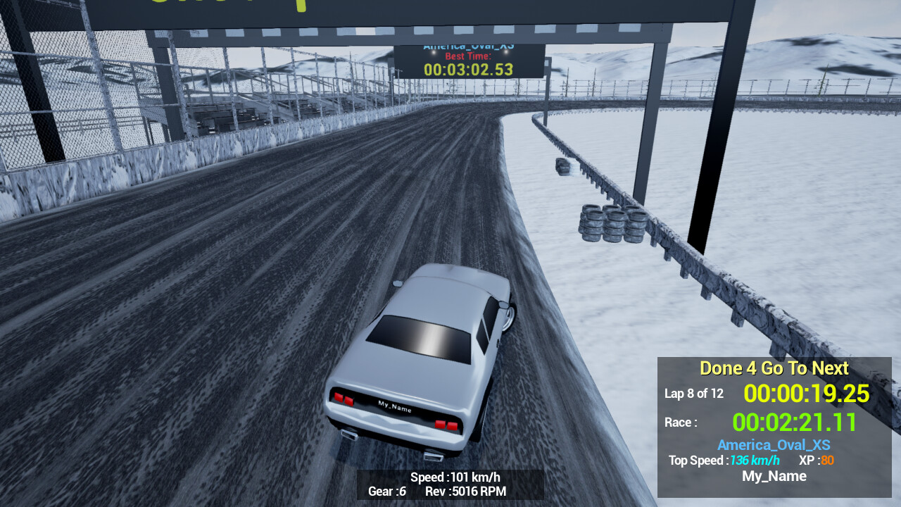 1980s & 90s Style - Retro Track Car Racer screenshot 21