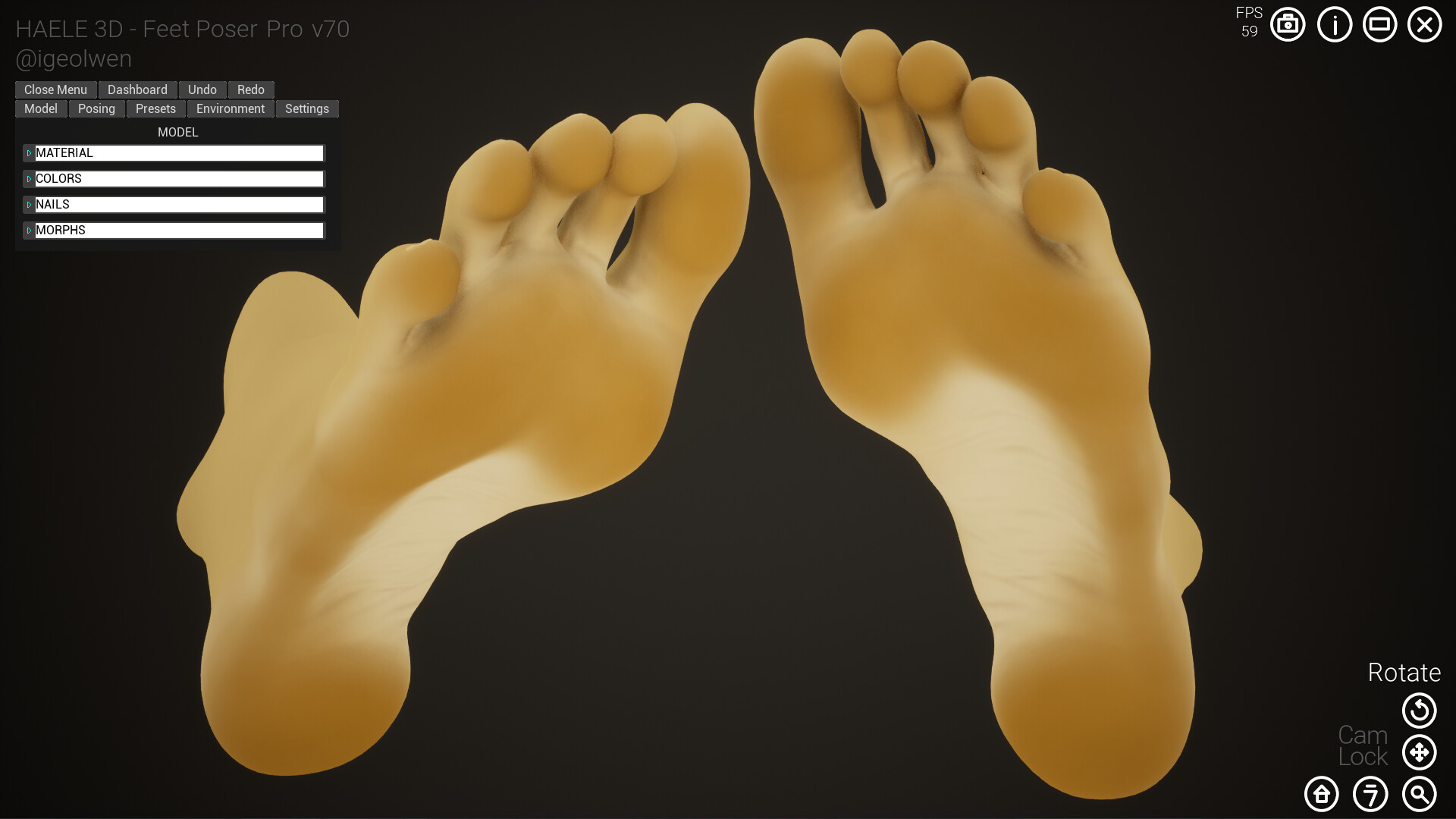 HAELE 3D - Feet Poses Pro - Drawing References screenshot 16