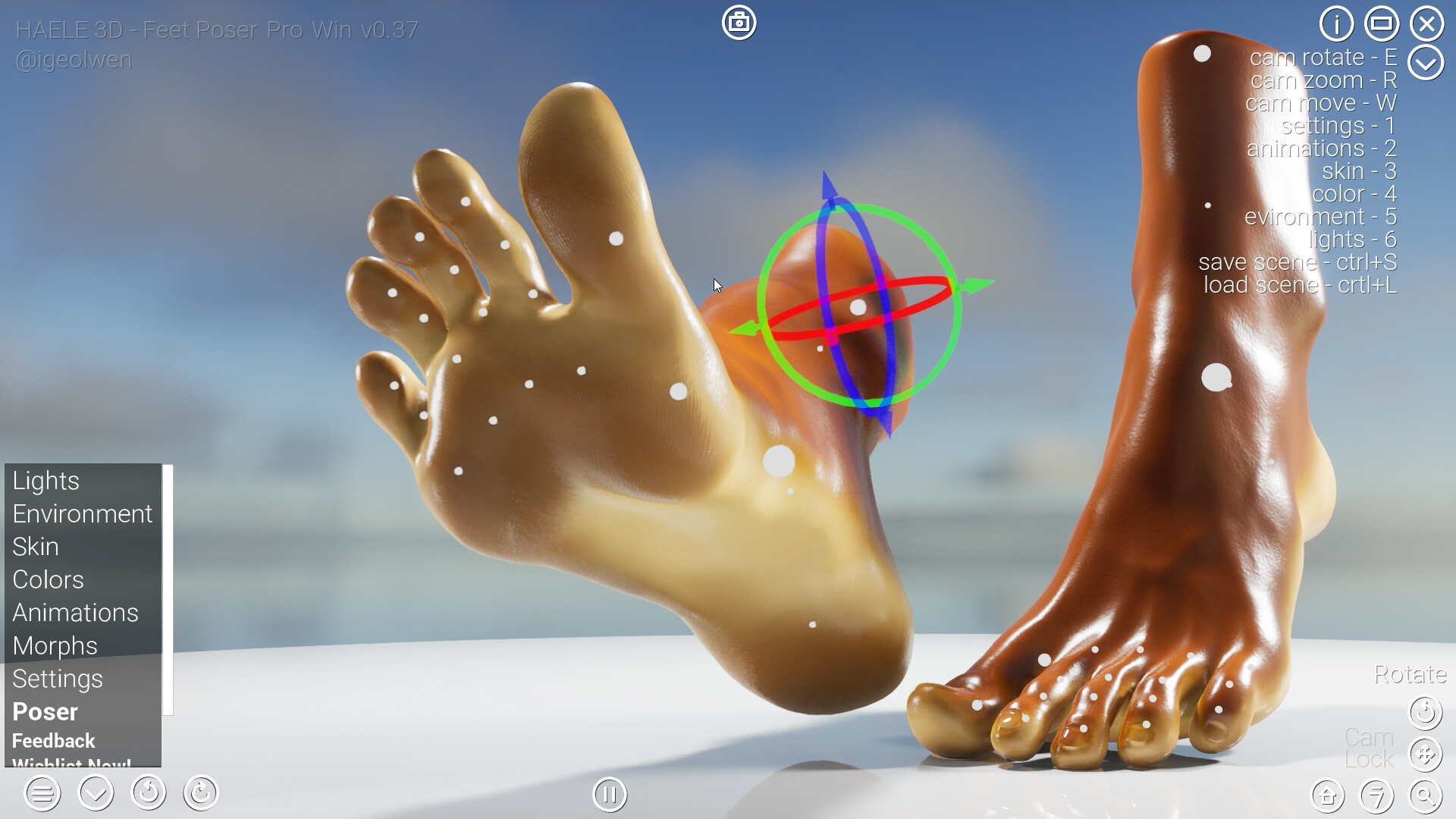 HAELE 3D - Feet Poses Pro - Drawing References screenshot 19