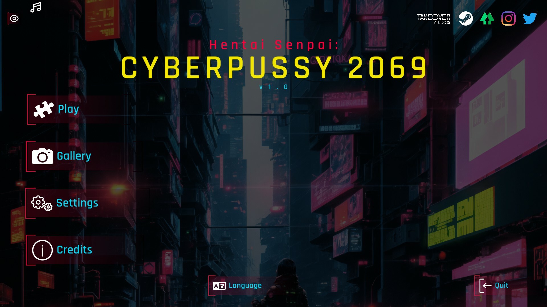 Hentai Senpai: Cyberpussy 2069 screenshot 1