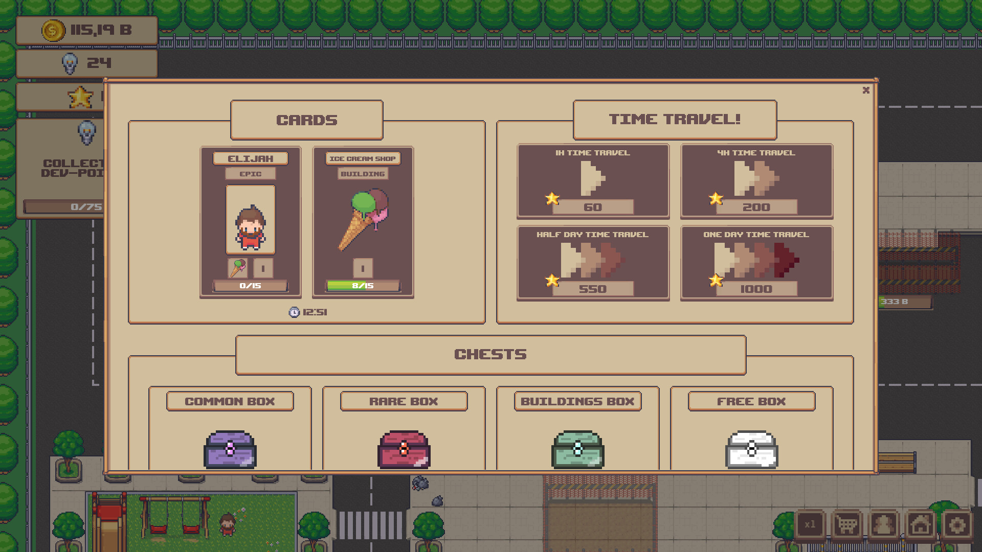 Chests, City, Clicker screenshot 1