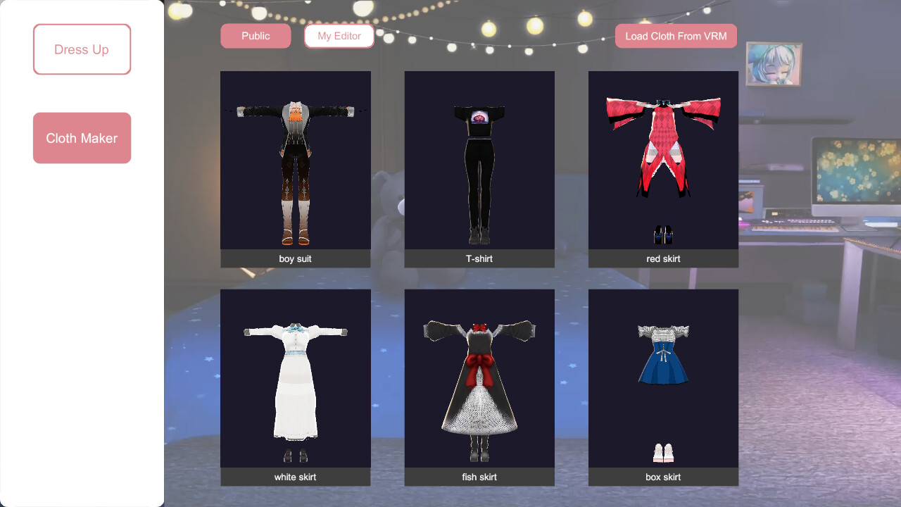 VRoid Clothing Maker screenshot 6