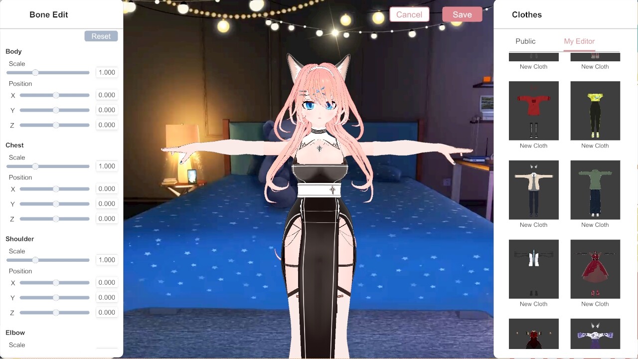 VRoid Clothing Maker screenshot 1