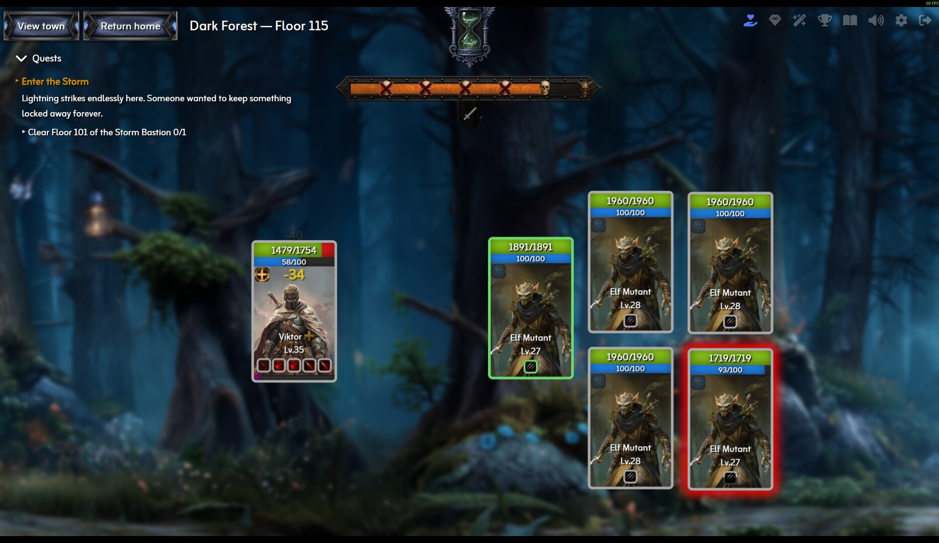 Nocturnal Quest: An Idle RPG Adventure screenshot 8