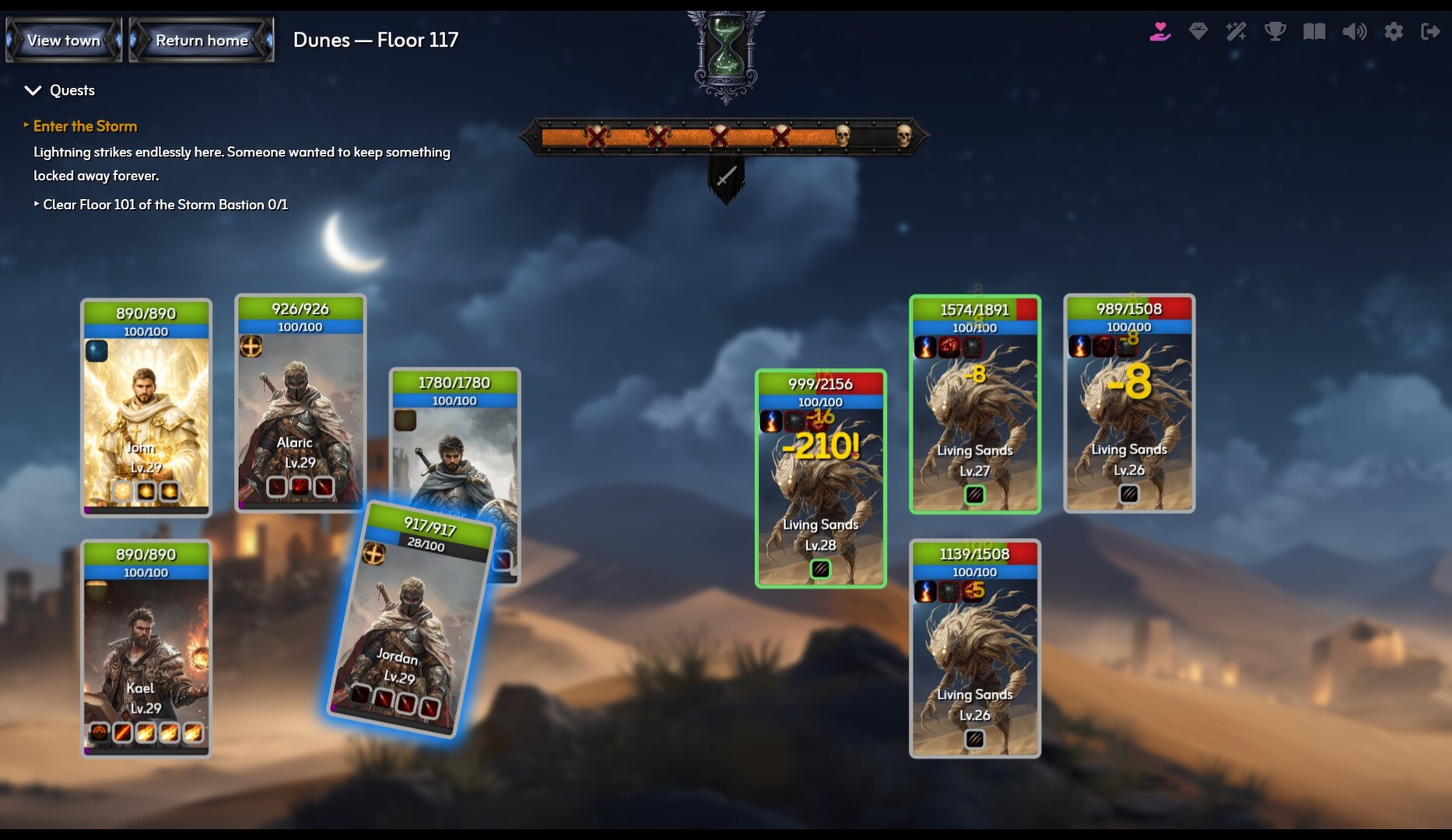 Nocturnal Quest: An Idle RPG Adventure screenshot 7