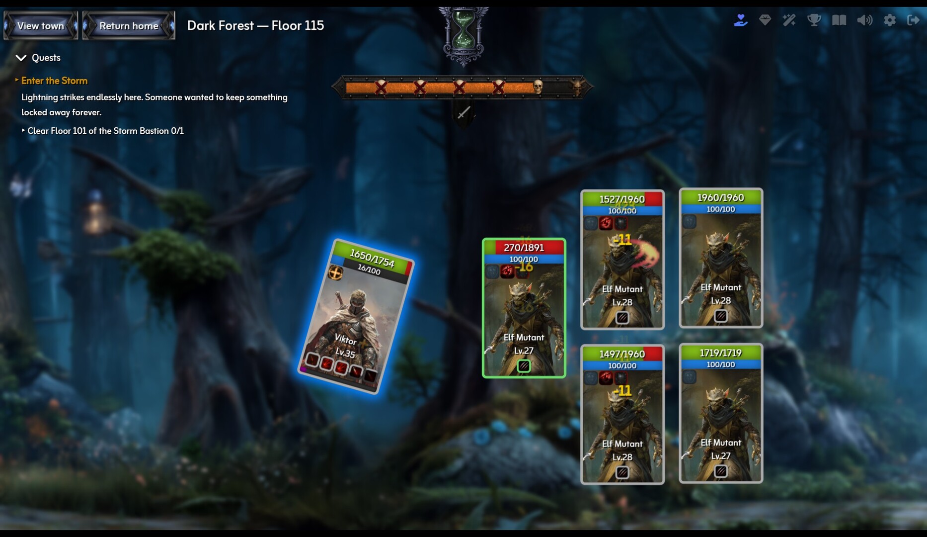 Nocturnal Quest: An Idle RPG Adventure screenshot 9