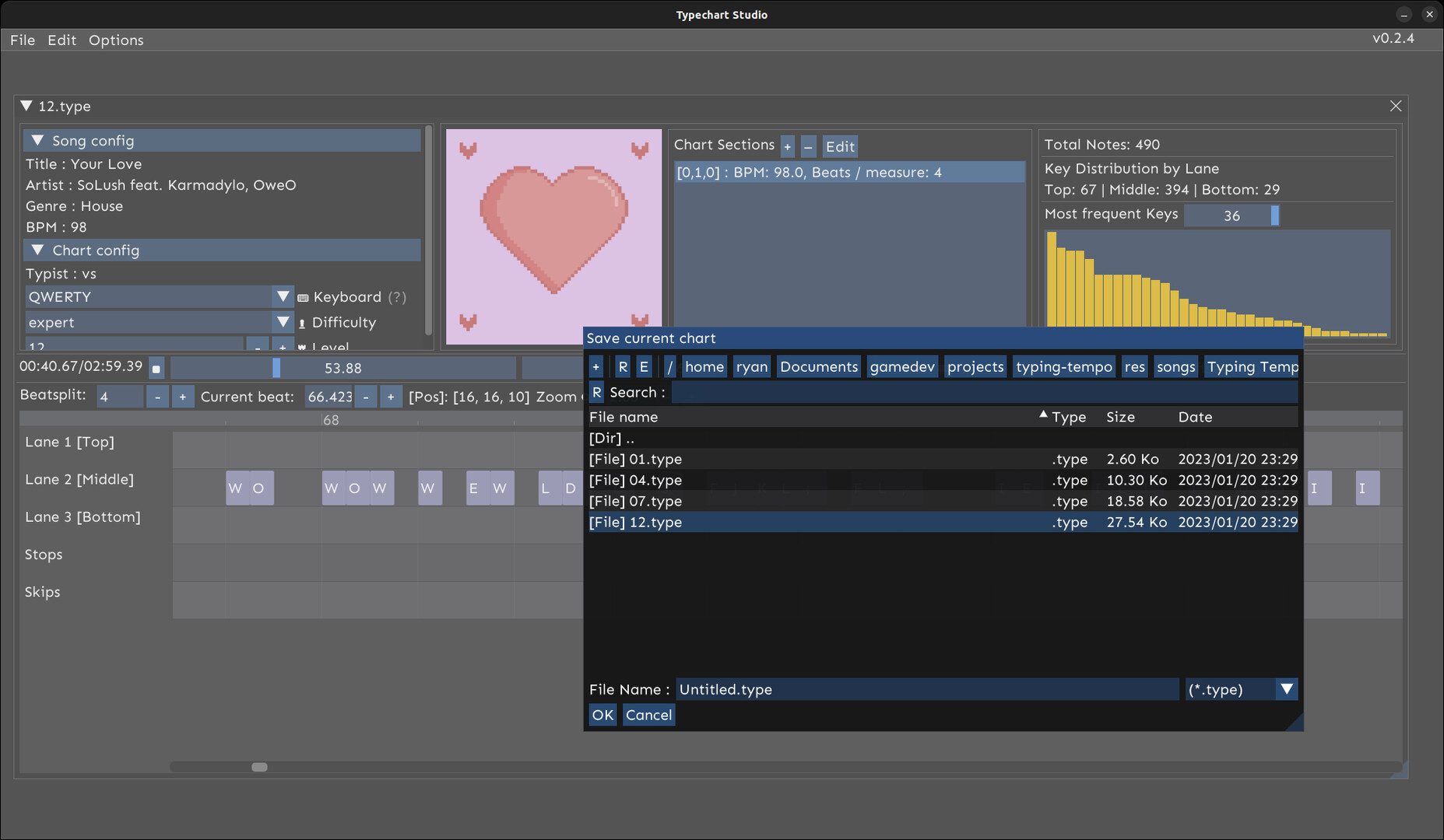 Typechart Studio screenshot 2