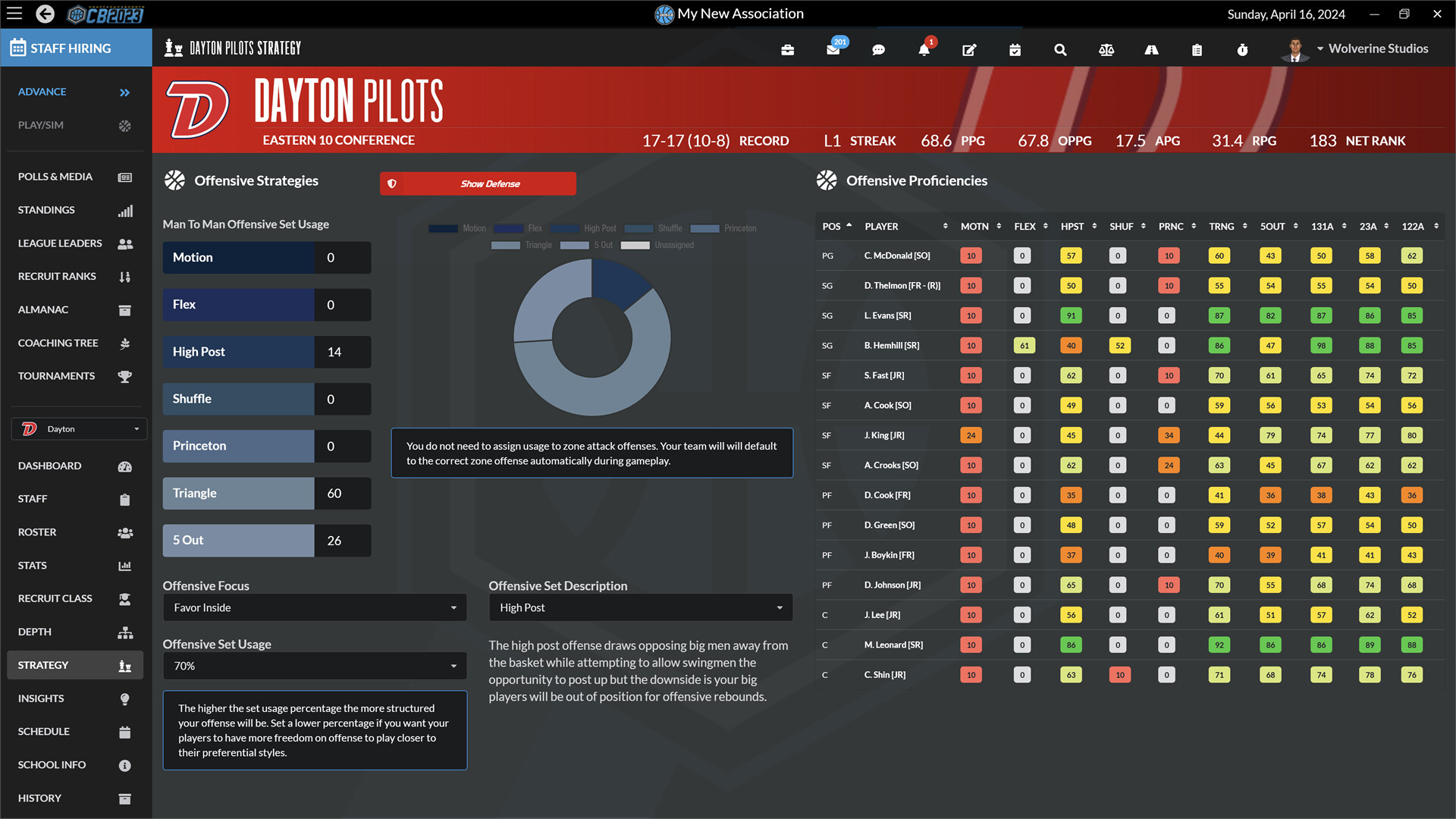 Draft Day Sports: College Basketball 2023 screenshot 5