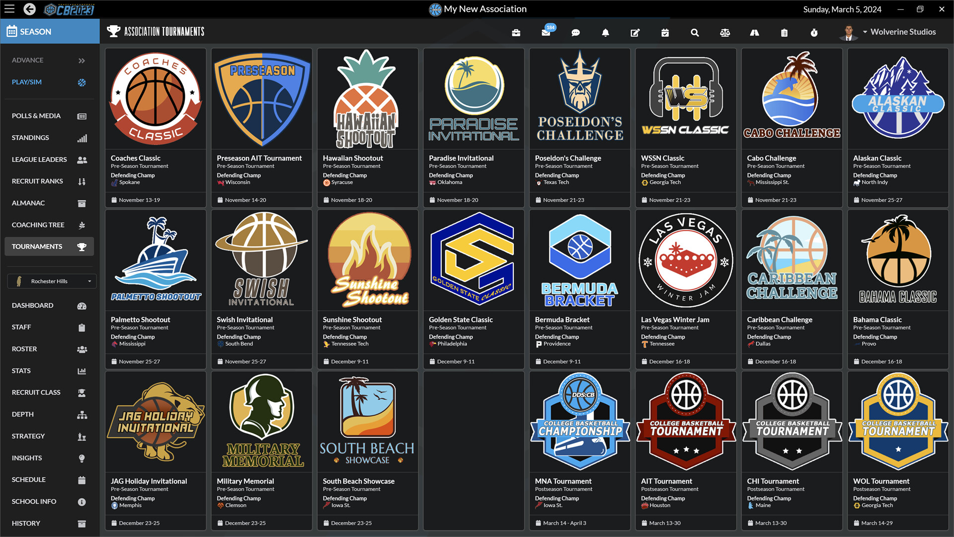 Draft Day Sports: College Basketball 2023 screenshot 8