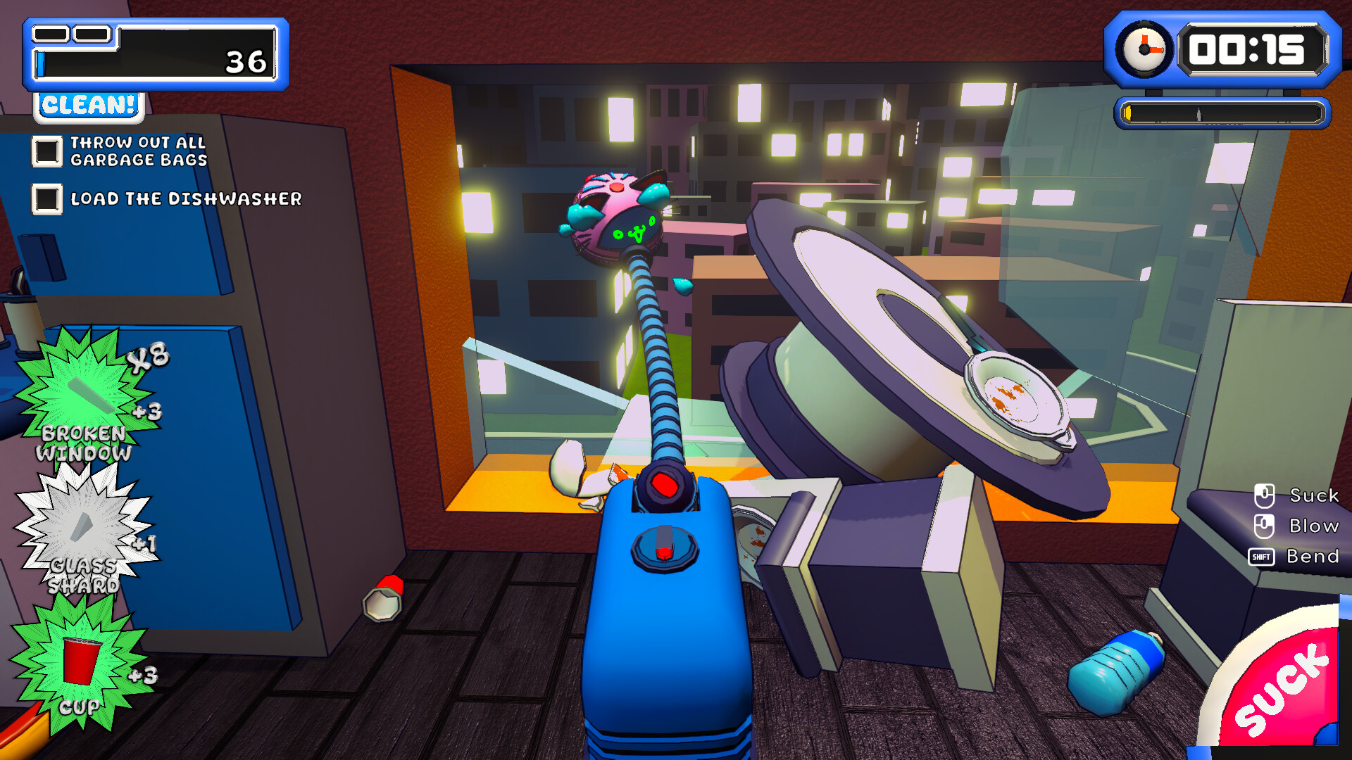 ACUVAC: A Suck and Blow Adventure screenshot 1