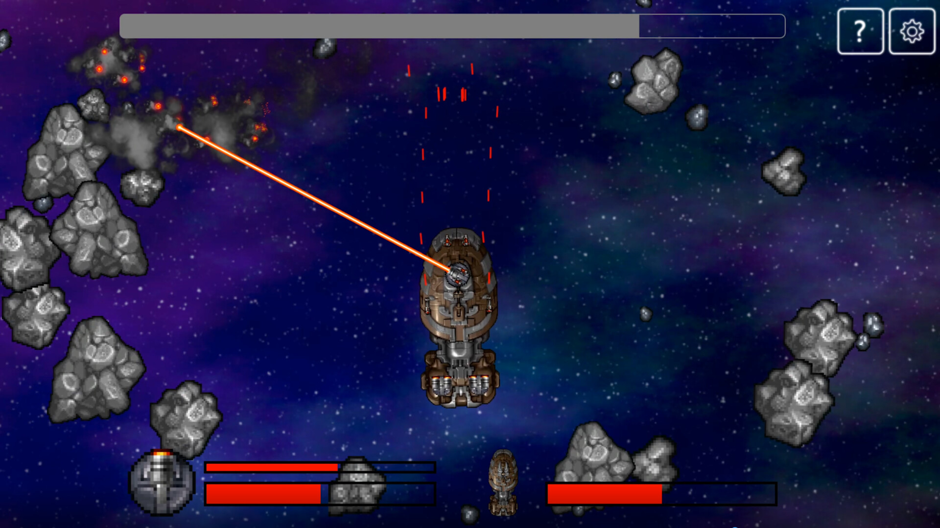 Asteroids: Multiplayer screenshot 2