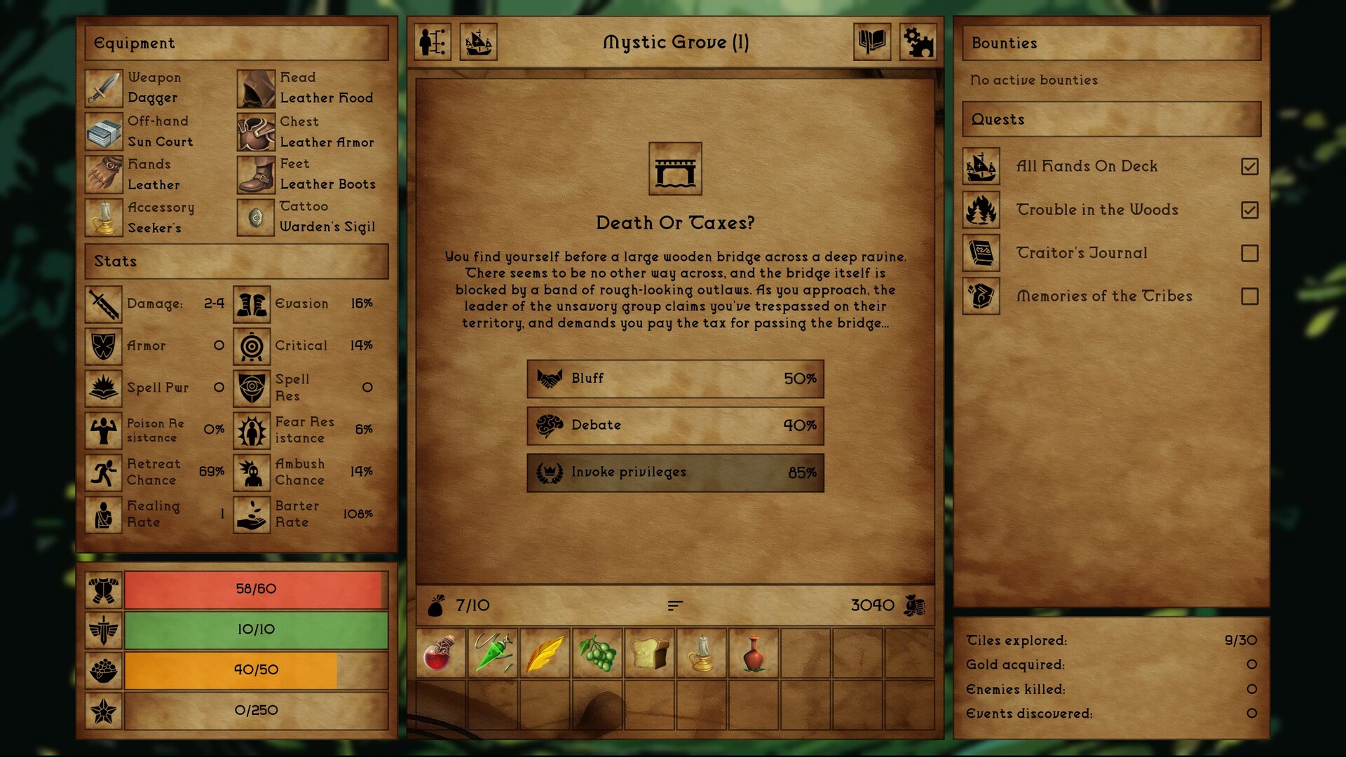 Grim Tides - Old School RPG screenshot 2