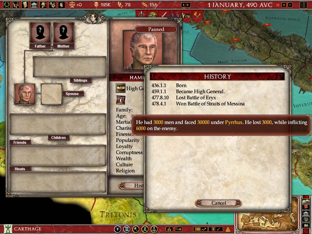 Europa Universalis: Rome - Gold Edition screenshot 1