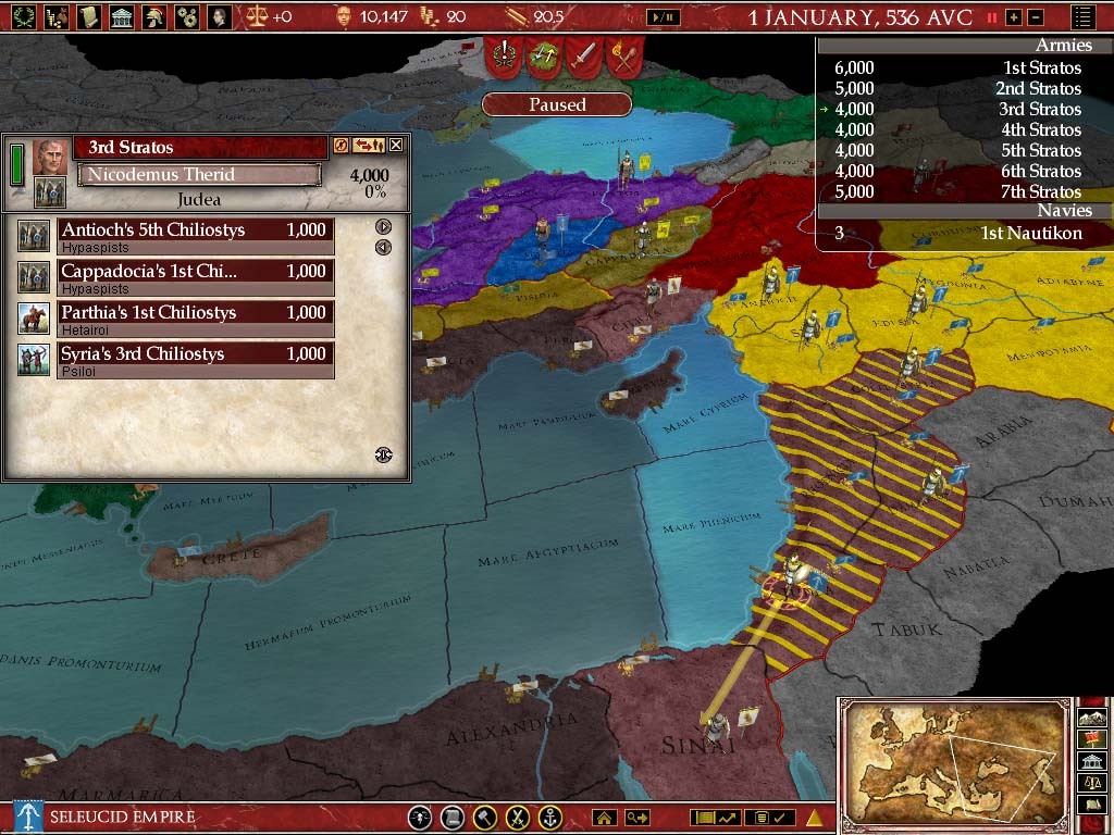 Europa Universalis: Rome - Gold Edition screenshot 6