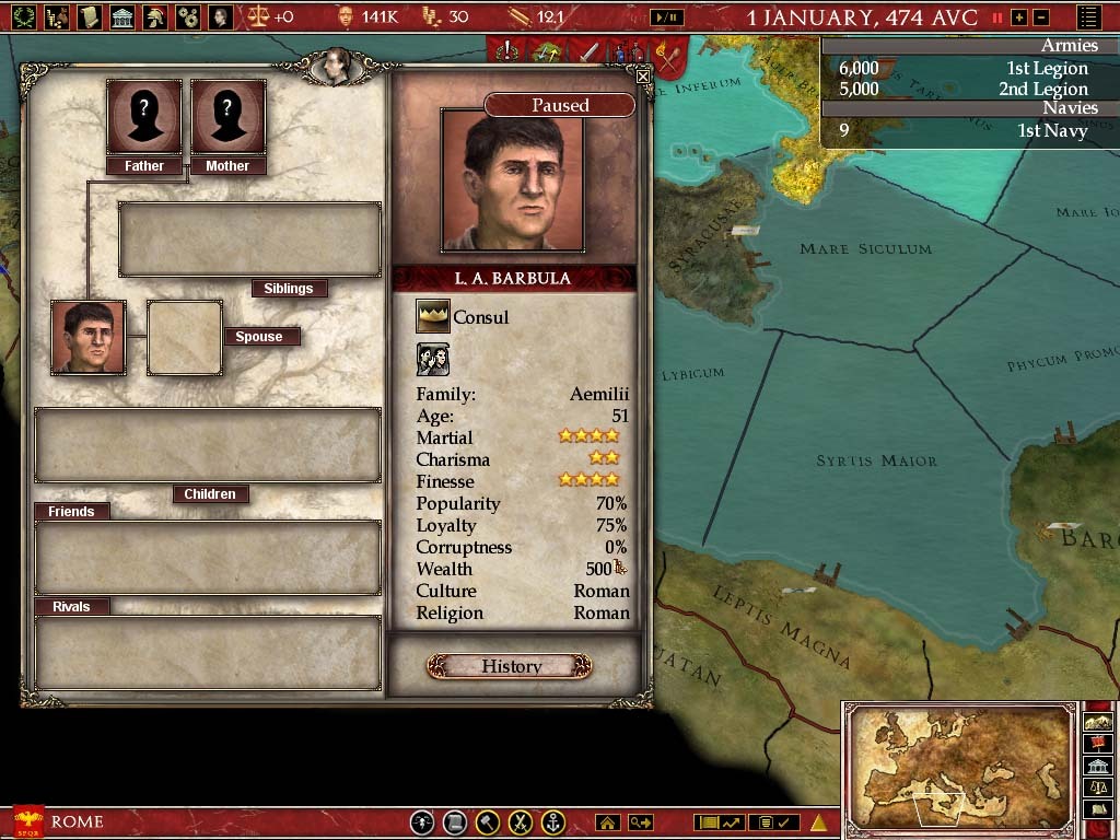 Europa Universalis: Rome - Gold Edition screenshot 8