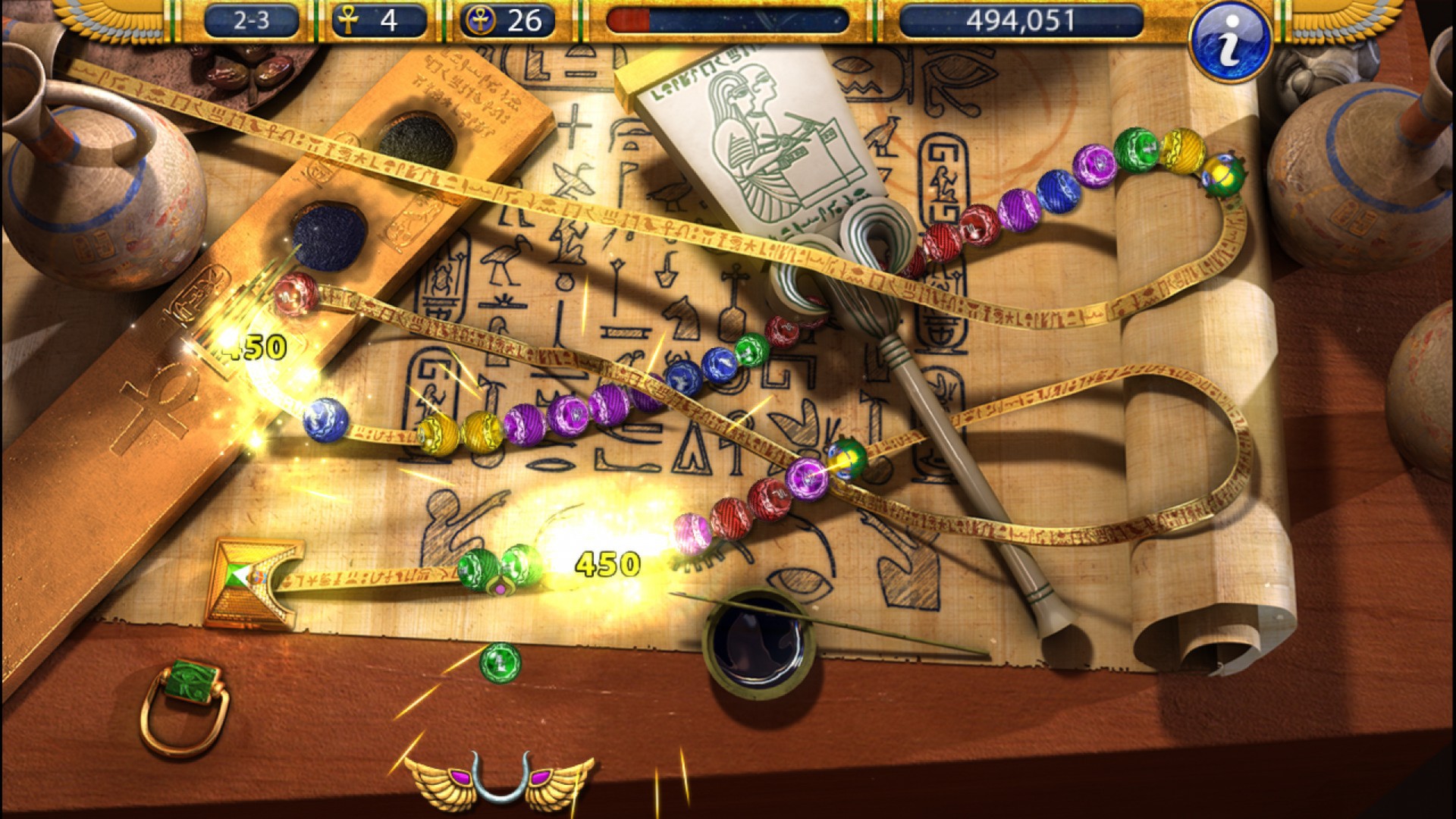 Luxor 2 HD screenshot 2