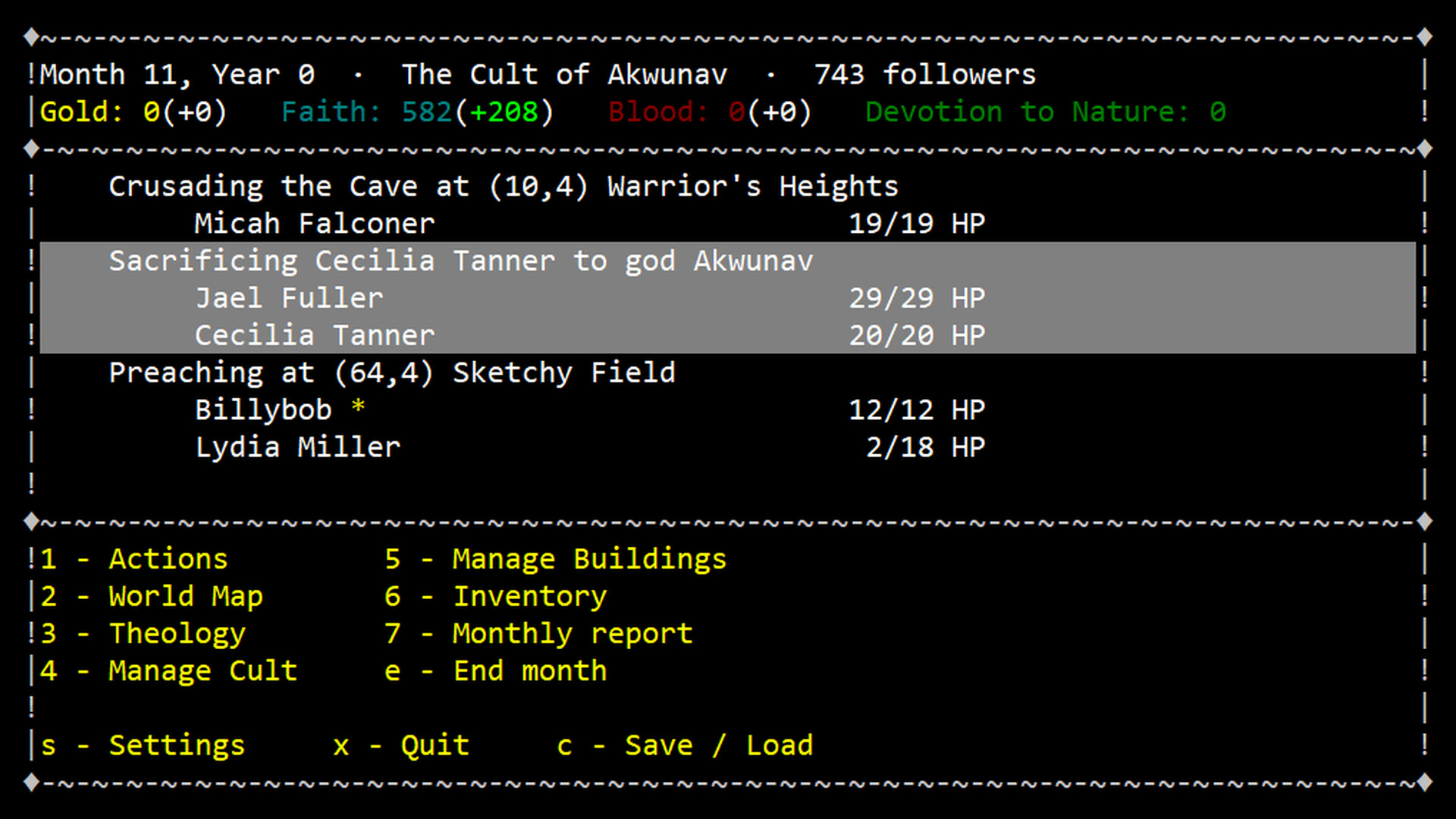 CultGame screenshot 8