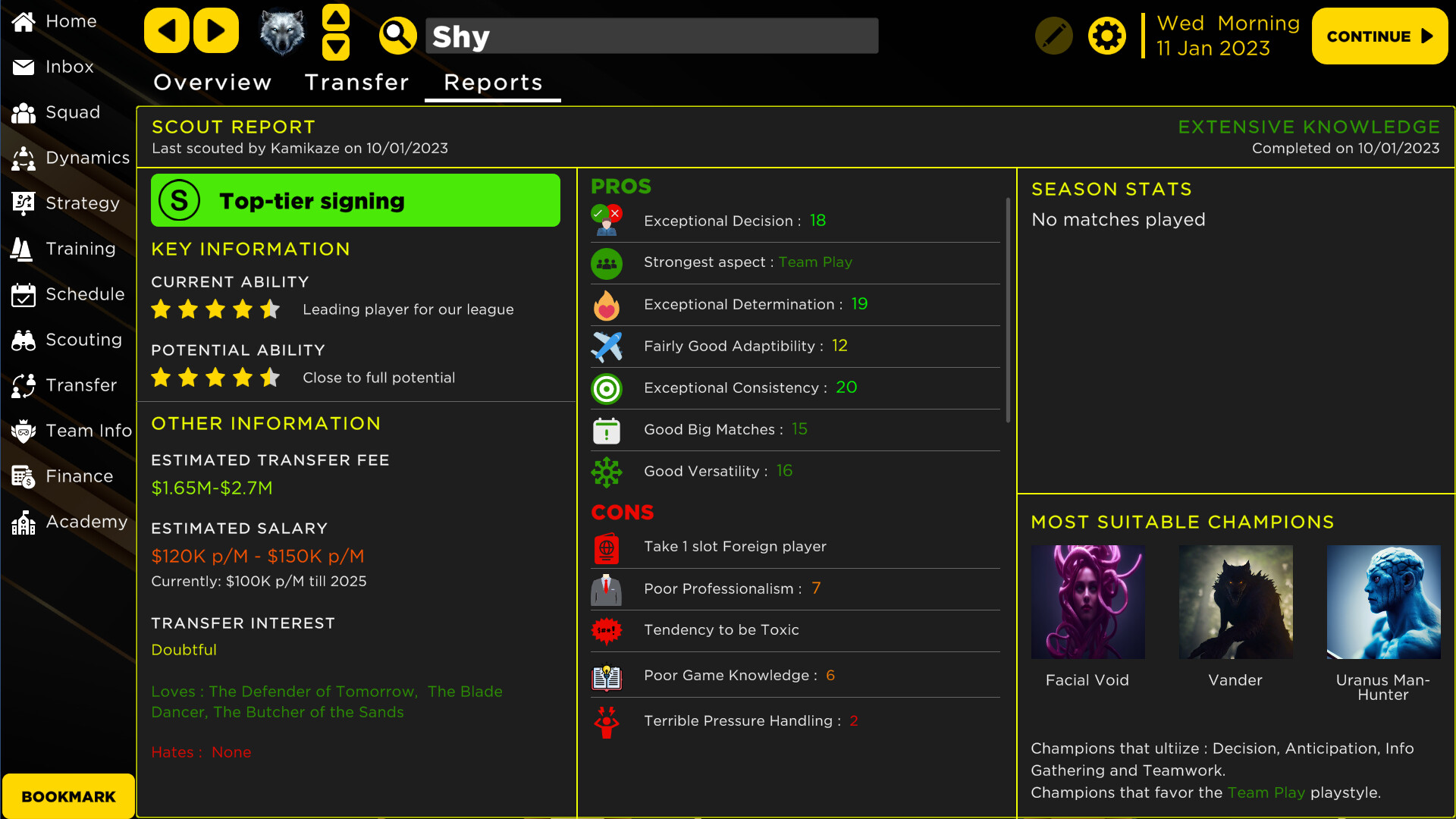 MOBA Esport Manager 25 screenshot 4