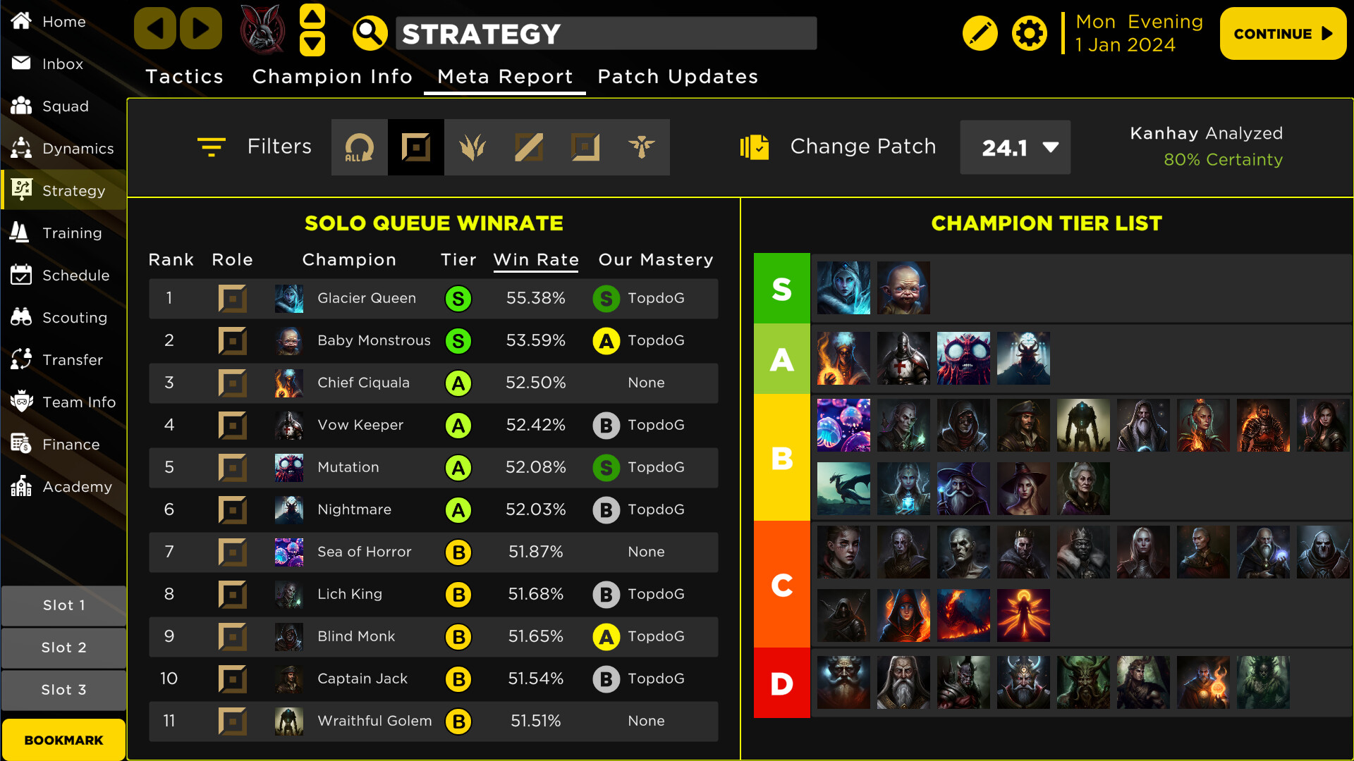 MOBA Esport Manager 25 screenshot 2