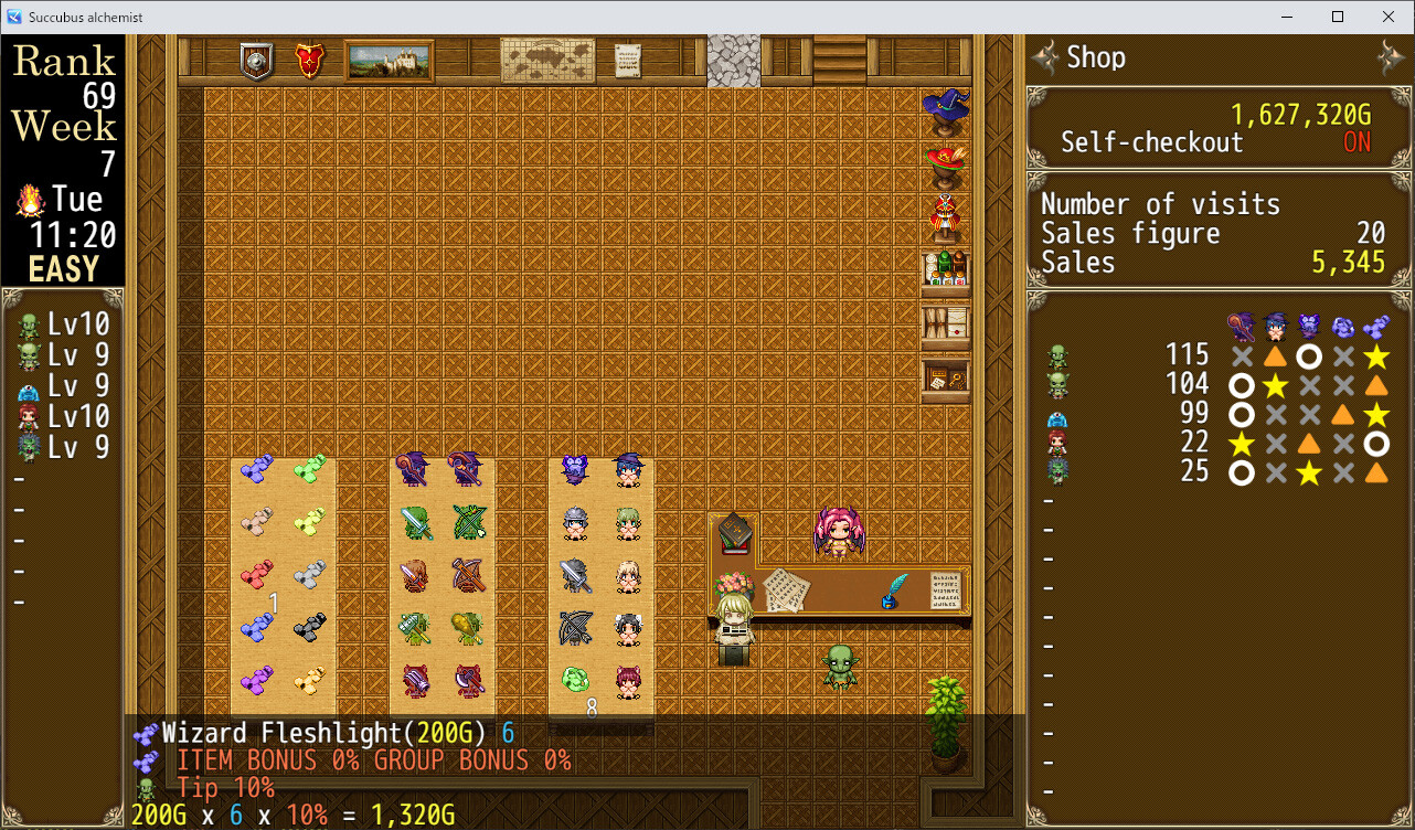 Succubus Alchemist: Transformation, Orgasming Hell screenshot 23