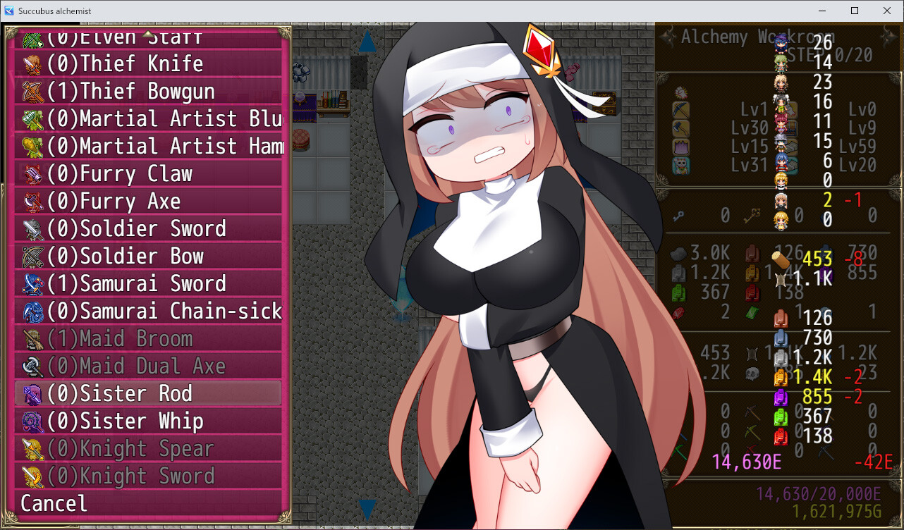 Succubus Alchemist: Transformation, Orgasming Hell screenshot 16