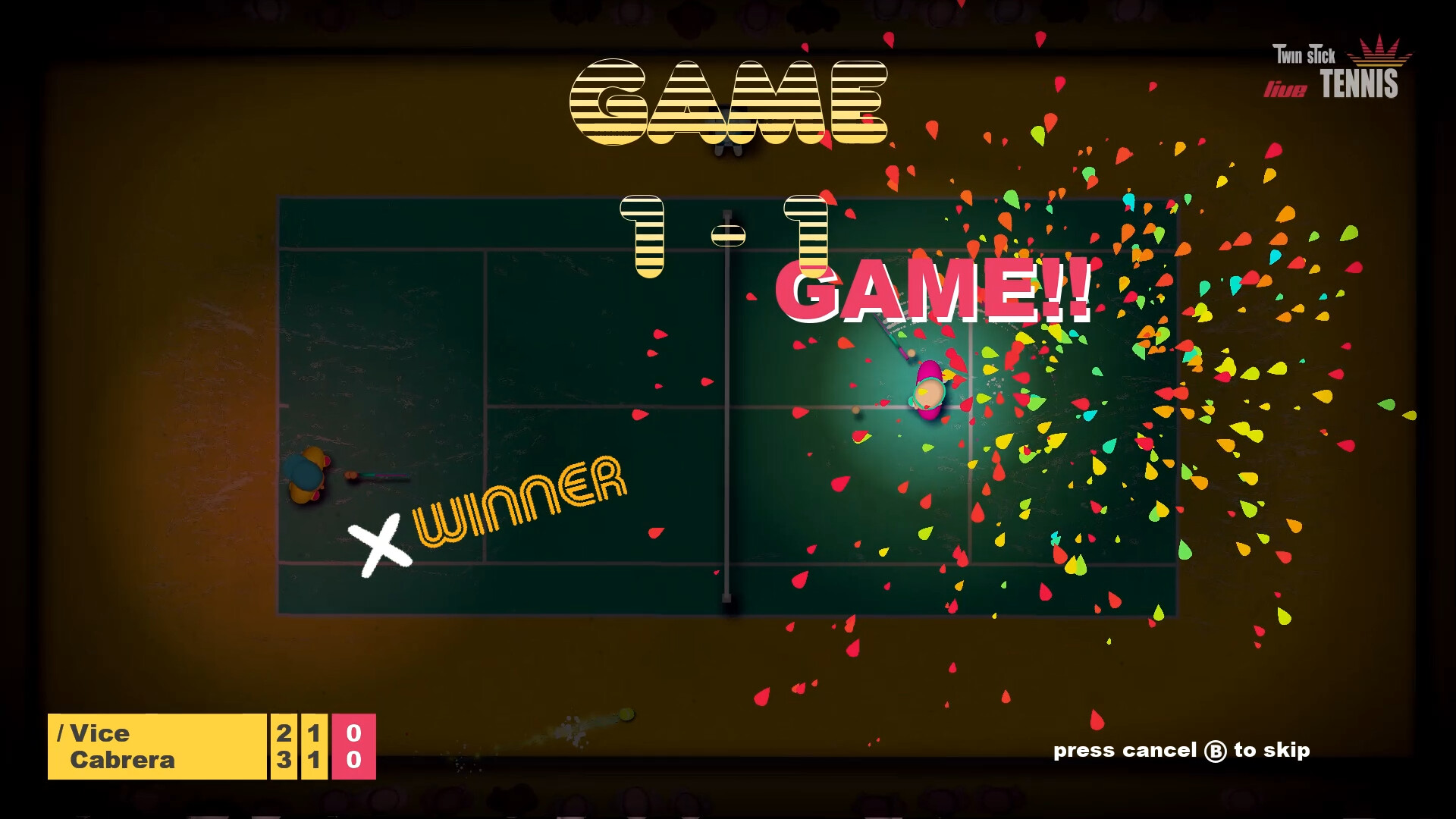 Twin Stick Tennis screenshot 2