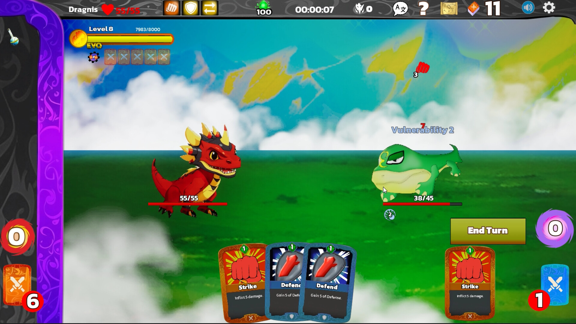 Dreamians: Card Battle screenshot 1