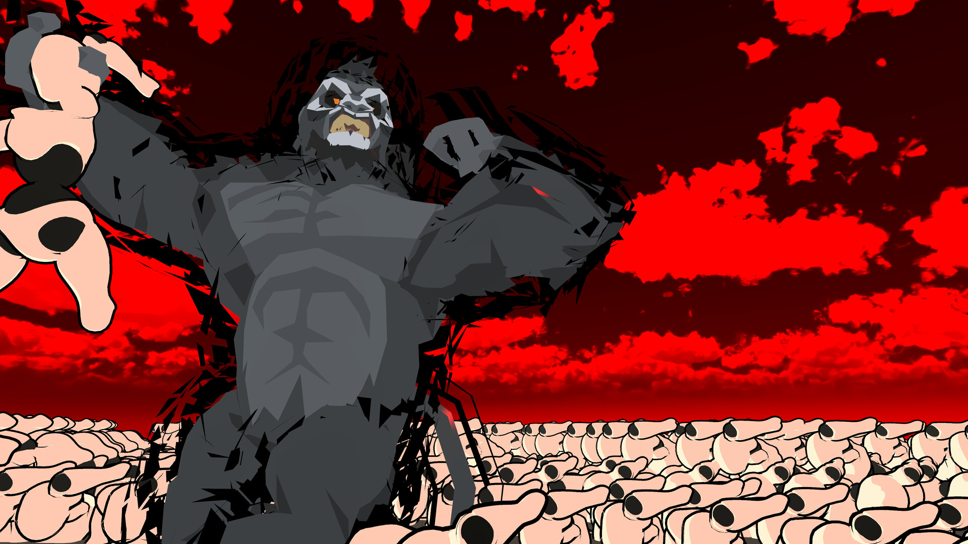 100 Humans Vs Gorilla screenshot 5