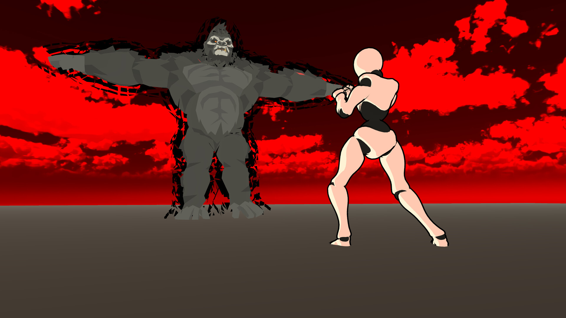 100 Humans Vs Gorilla screenshot 2
