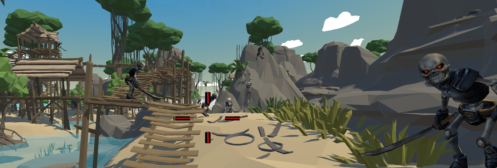 Pirate Skeleton Treasure (shooting series - chapter 1) screenshot 2