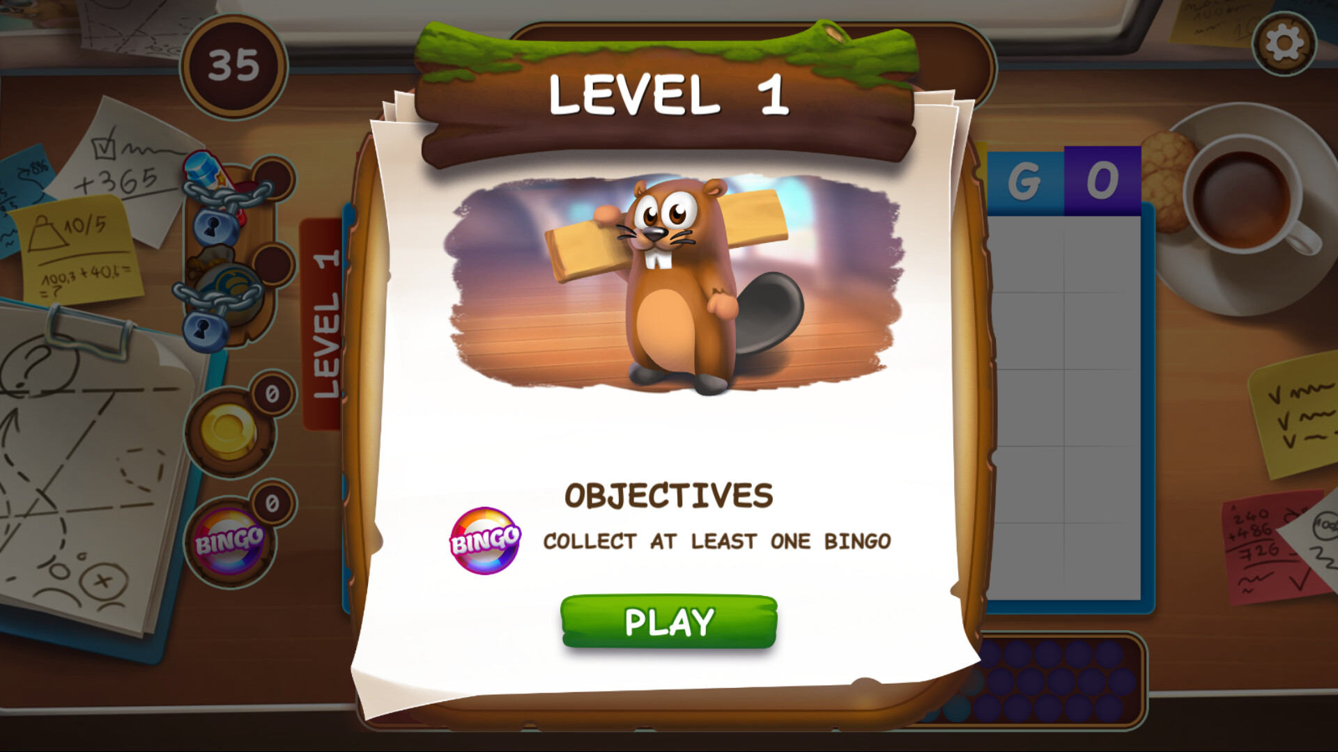 Bingo Beavers - Design & Board game screenshot 3