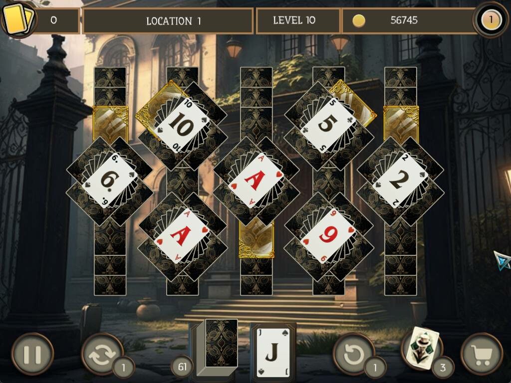 Detective Solitaire. Butler Story 2 screenshot 1