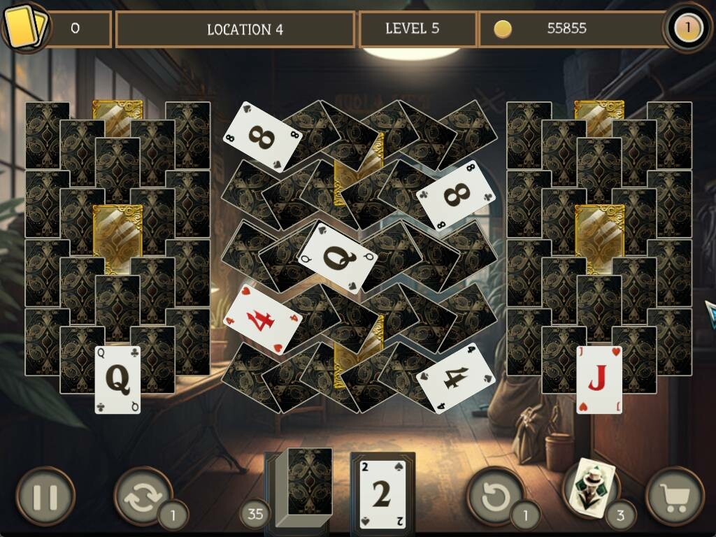 Detective Solitaire. Butler Story 3 screenshot 5