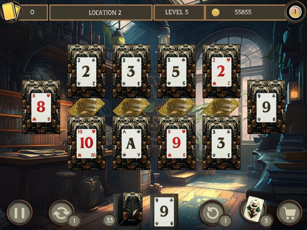 Detective Solitaire. Butler Story 3 screenshot 1