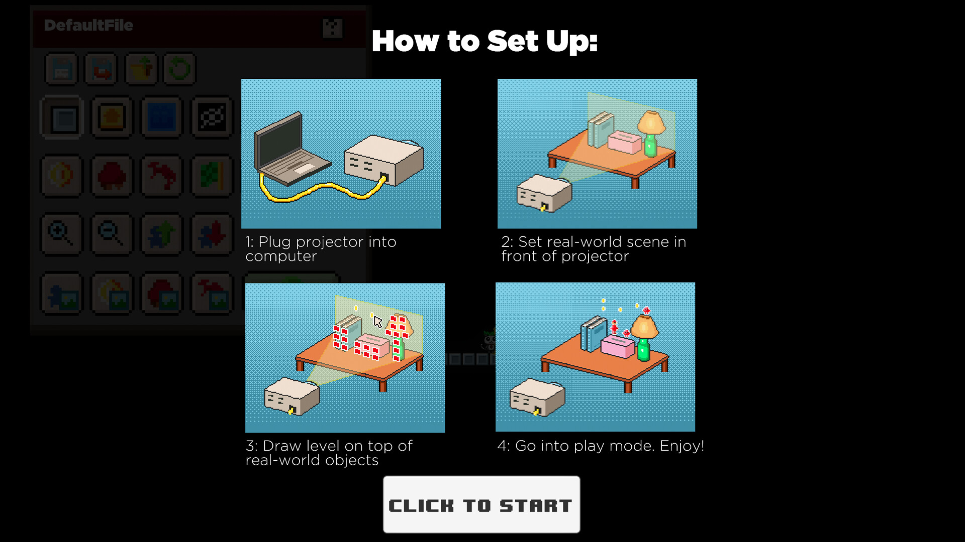 Pandamander's Projector Platformer screenshot 4