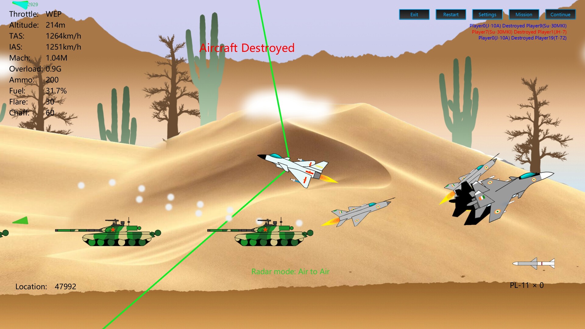 2D Dogfight screenshot 3