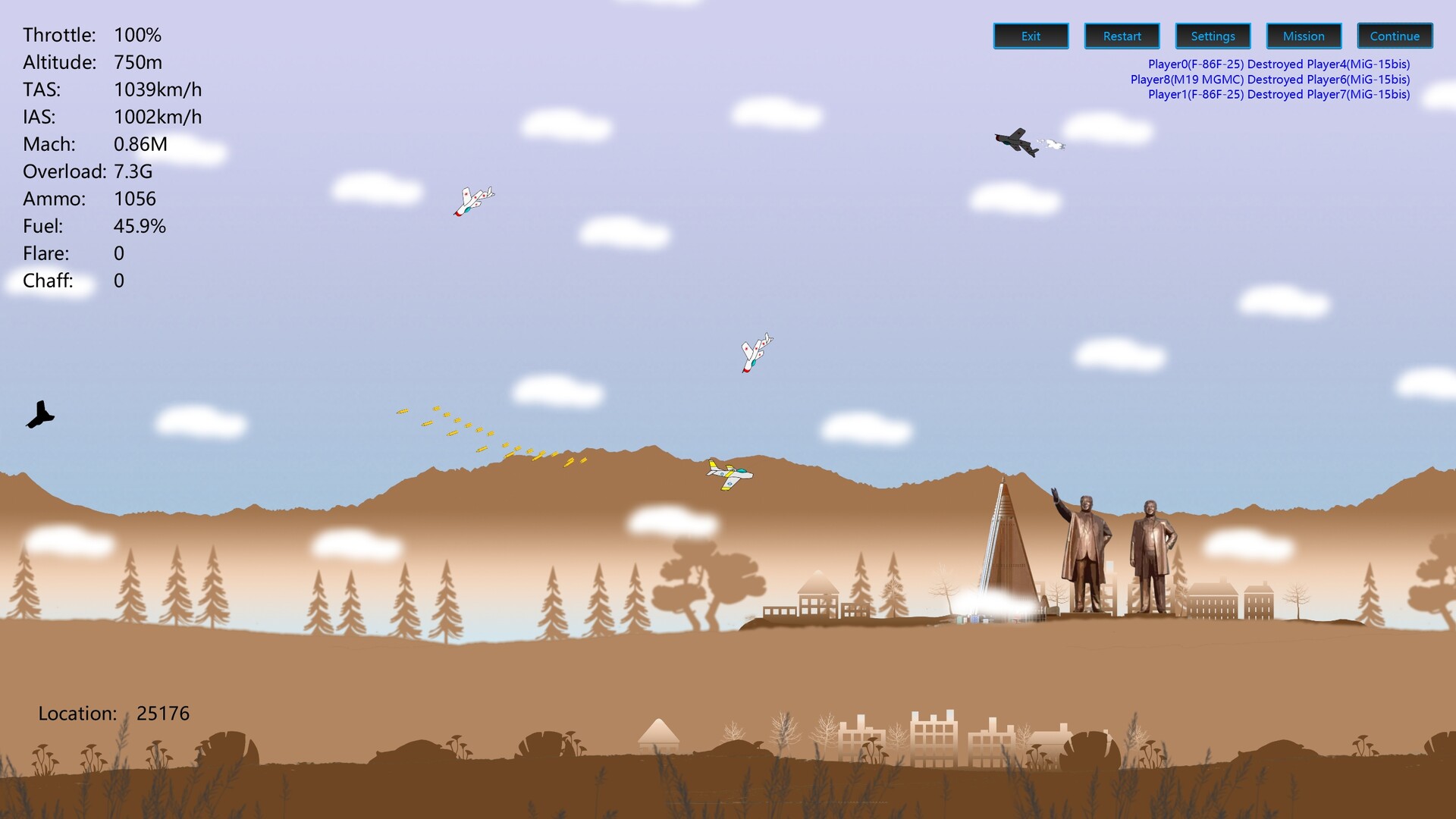 2D Dogfight screenshot 1