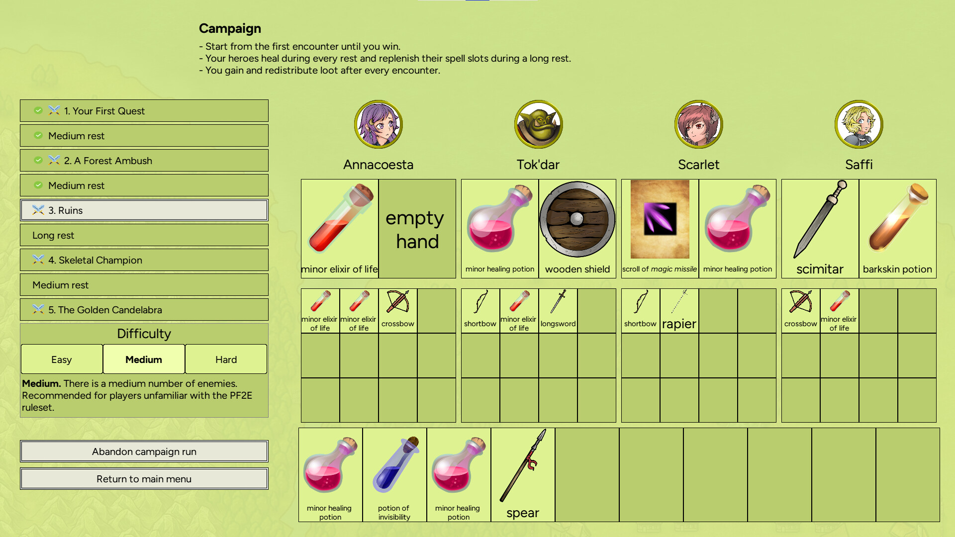 Quest for the Golden Candelabra screenshot 4