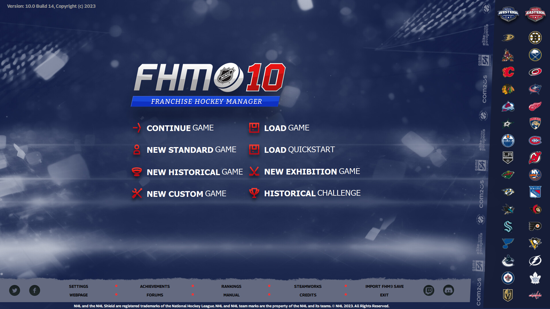 Franchise Hockey Manager 10 screenshot 1