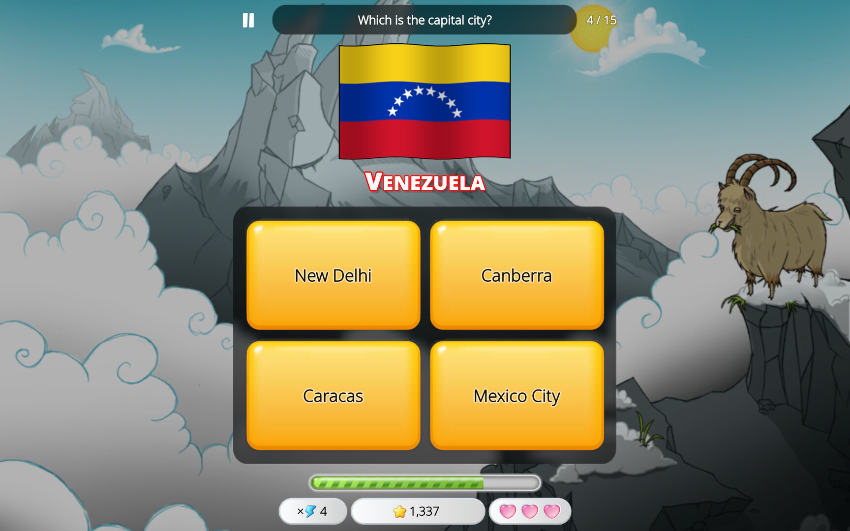 World Capitals Quizzer screenshot 1