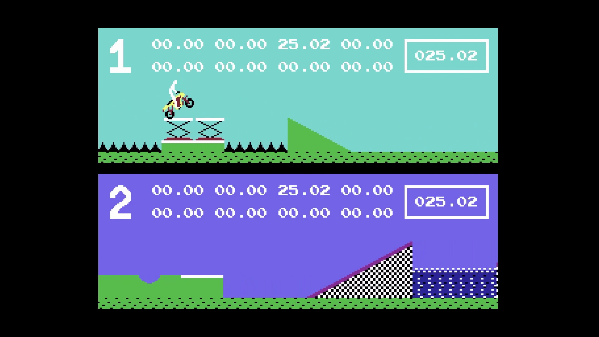 Kikstart: Off-Road Simulator (C64/C128) screenshot 4