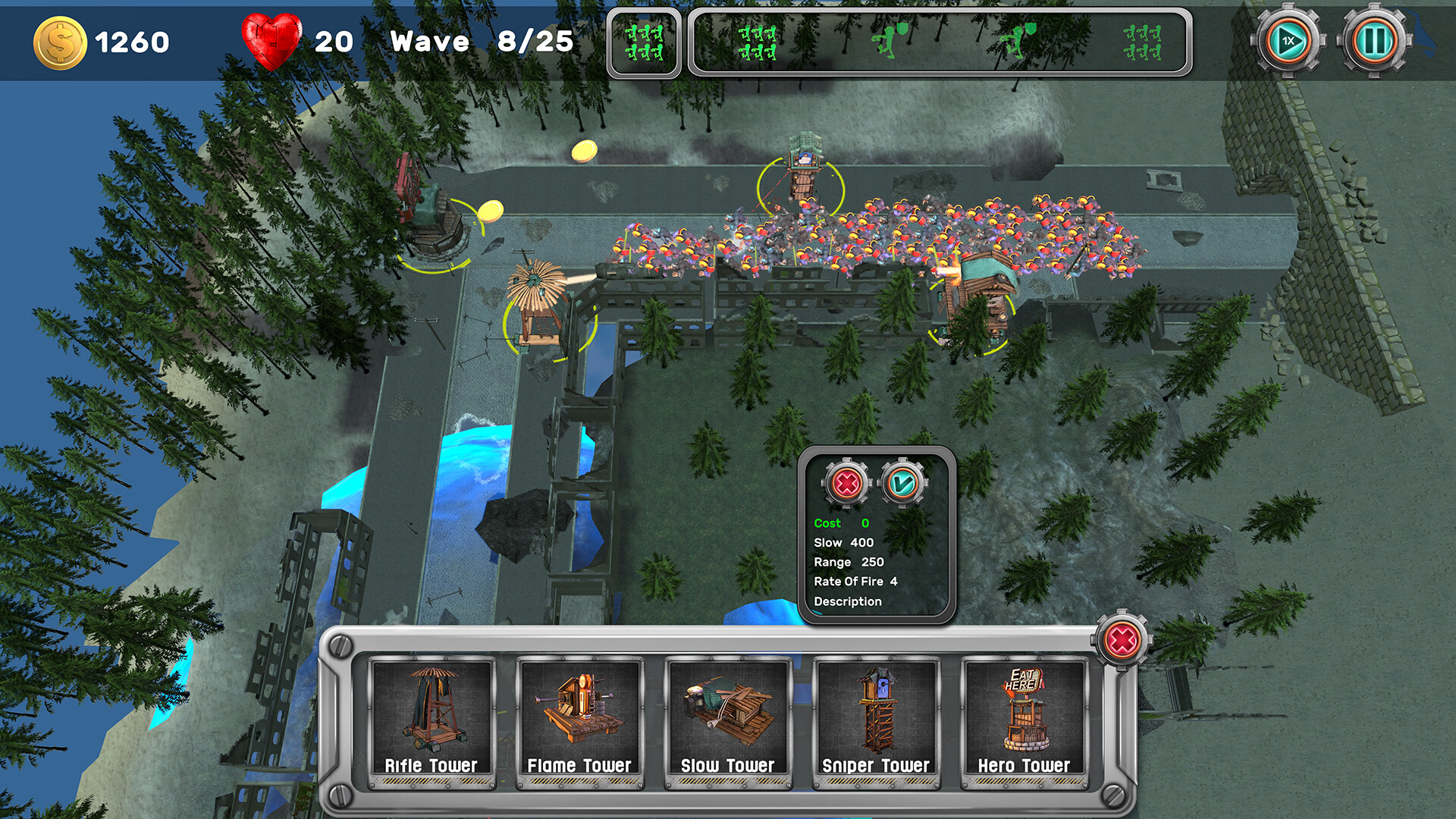Z-APE: Tower Defense screenshot 1