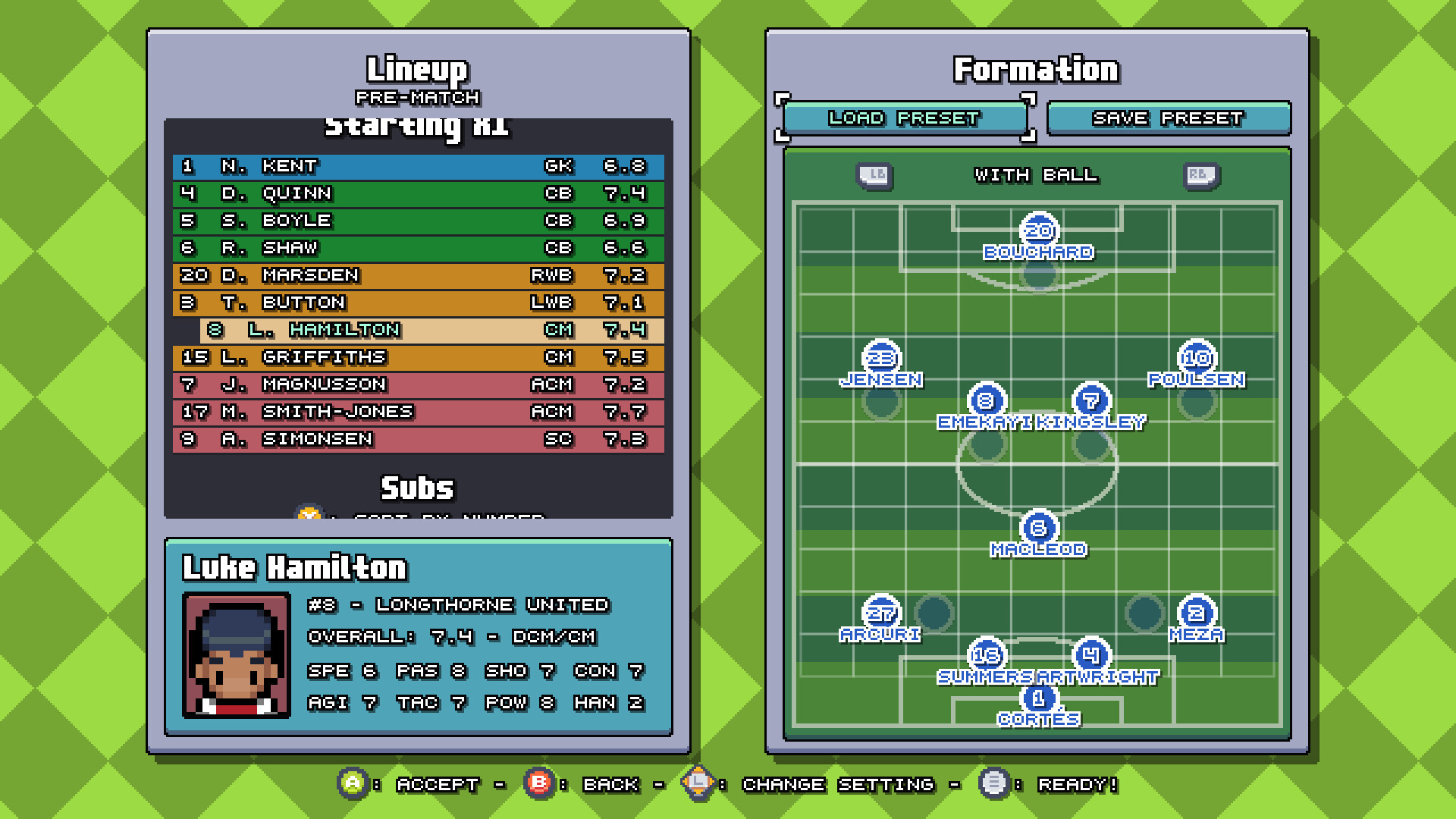 Bang Average Football – Play, Manage, Create screenshot 2
