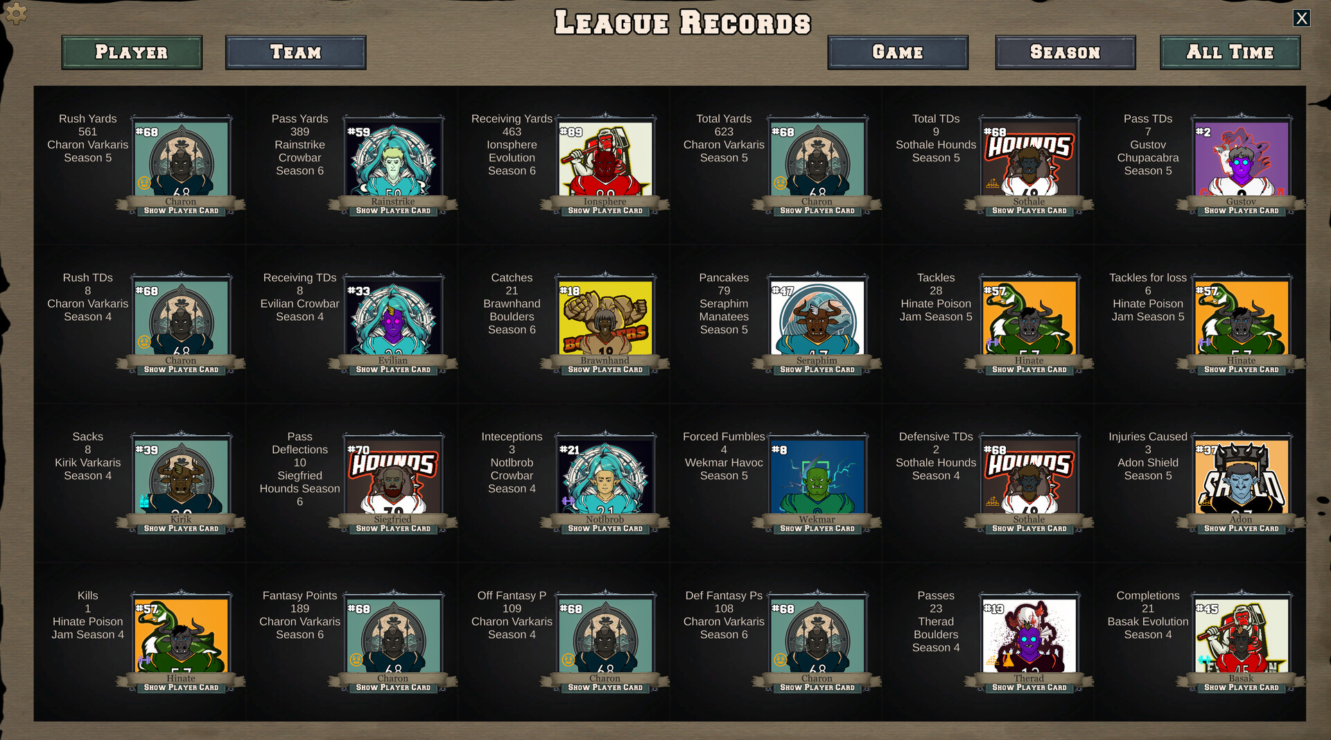 FFFL: Brutalball Manager screenshot 12