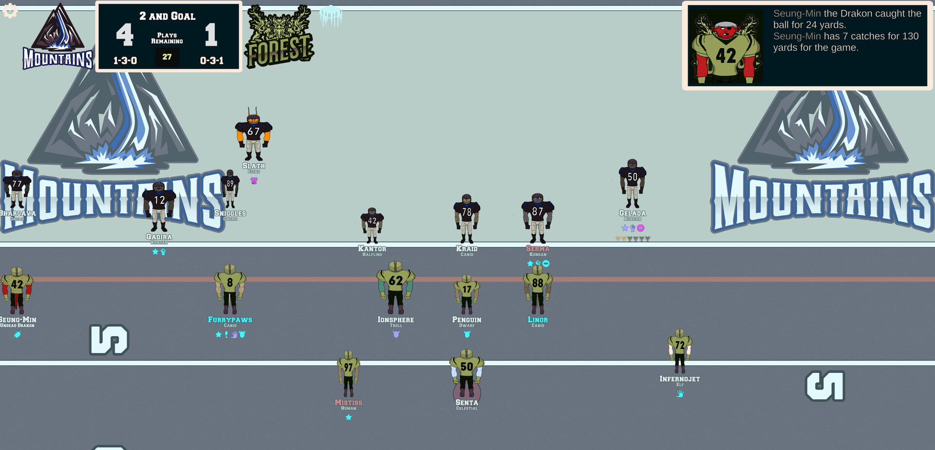 FFFL: Brutalball Manager screenshot 4